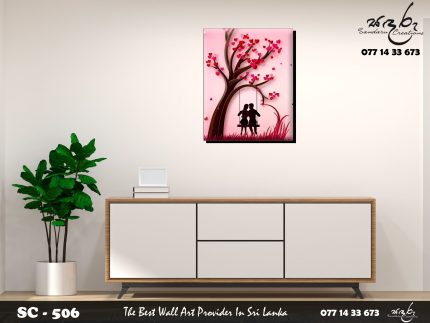 Lovely couple canvas wall art - SC-506